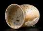 Vessel for mate (kalabas) # 29311, wood firing/ceramic/hand painting