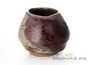 Сосуд для питья мате (калебас) # 29339, дровяной обжиг/керамика