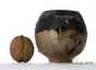 Vessel for mate (kalabas) # 29456, wood firing/ceramic