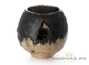 Сосуд для питья мате (калебас) # 29456, дровяной обжиг/керамика