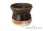 Vessel for mate (kalabas) # 29457, wood firing/ceramic