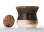 Сосуд для питья мате (калебас) # 29457, дровяной обжиг/керамика