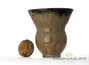 Сосуд для питья мате (калебас) # 29470, дровяной обжиг/керамика