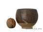 Сосуд для питья мате (калебас) # 29310, дровяной обжиг/керамика