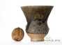 Сосуд для питья мате (калебас) # 29302, дровяной обжиг/керамика