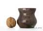 Vessel for mate (kalabas) # 29303, wood firing/ceramic