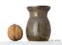 Сосуд для питья мате (калебас) # 29301, дровяной обжиг/керамика