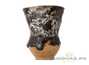Сосуд для питья мате (калебас) # 29308, дровяной обжиг/керамика