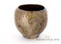 Сосуд для питья мате (калебас) # 29469, дровяной обжиг/керамика