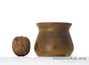 Vessel for mate (kalabas) # 29416, wood firing/ceramic