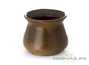Сосуд для питья мате (калебас) # 29416, дровяной обжиг/керамика