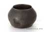 Vessel for mate (kalabas) # 29509, wood firing/ceramic