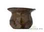Vessel for mate (kalabas) # 29426, wood firing/ceramic