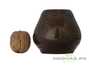 Vessel for mate (kalabas) # 29433, wood firing/ceramic