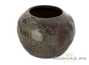 Vessel for mate (kalabas) # 29429, wood firing/ceramic