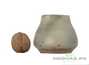 Vessel for mate (kalabas) # 29407, wood firing/ceramic
