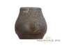 Vessel for mate (kalabas) # 29431, wood firing/ceramic