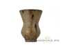 Vessel for mate (kalabas) # 29501, wood firing/ceramic