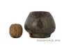 Vessel for mate (kalabas) # 29434, wood firing/ceramic