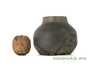 Сосуд для питья мате (калебас) # 29432, дровяной обжиг/керамика