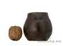 Сосуд для питья мате (калебас) # 29422, дровяной обжиг/керамика