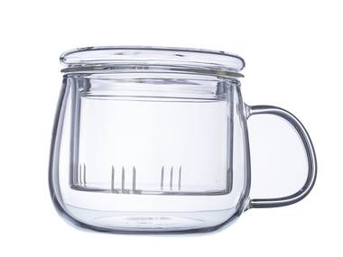 Teapot cup (mug) # 13, glass, 240 ml.