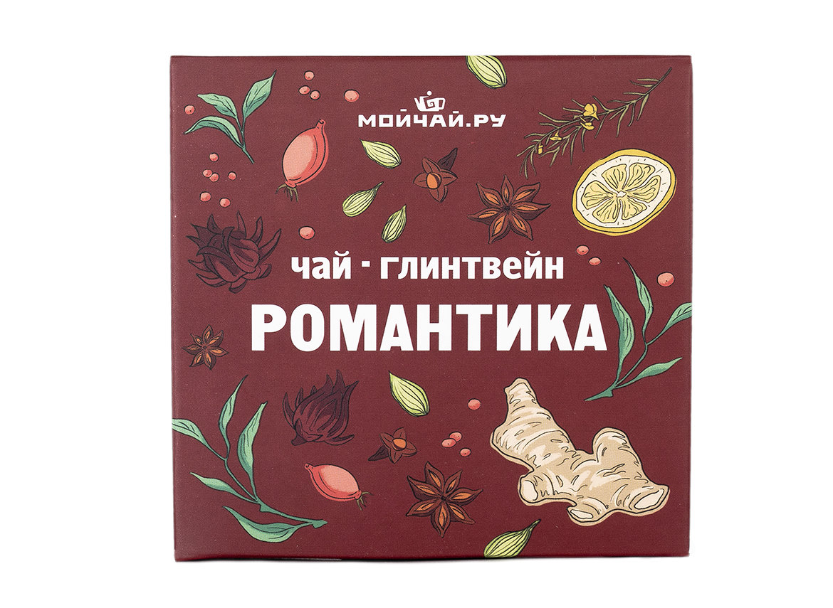 Травяной сбор прессованный Чай - глинтвейн «Романтика», 80 г