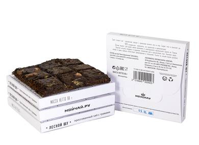 Herbal tea Cake «Forest Shu (Wild puer with Saagan Dailya)», 80 g