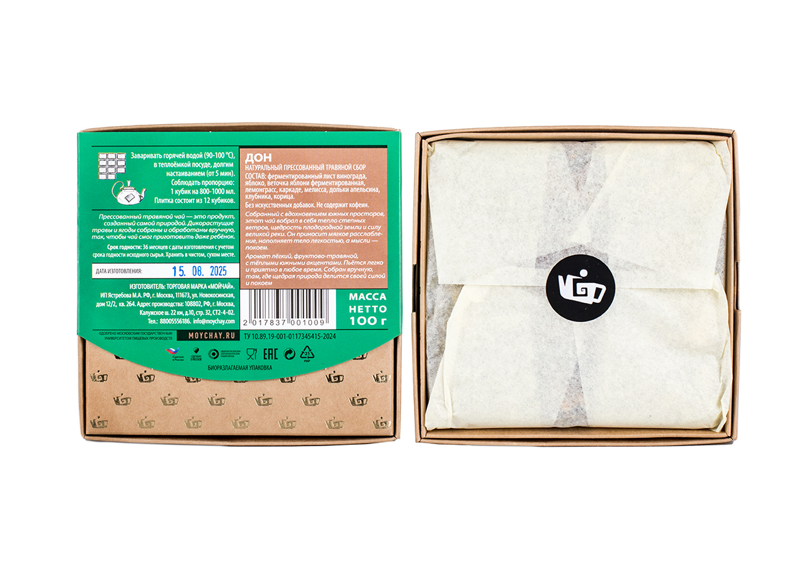 Травяной сбор прессованный «Дон», 100 г