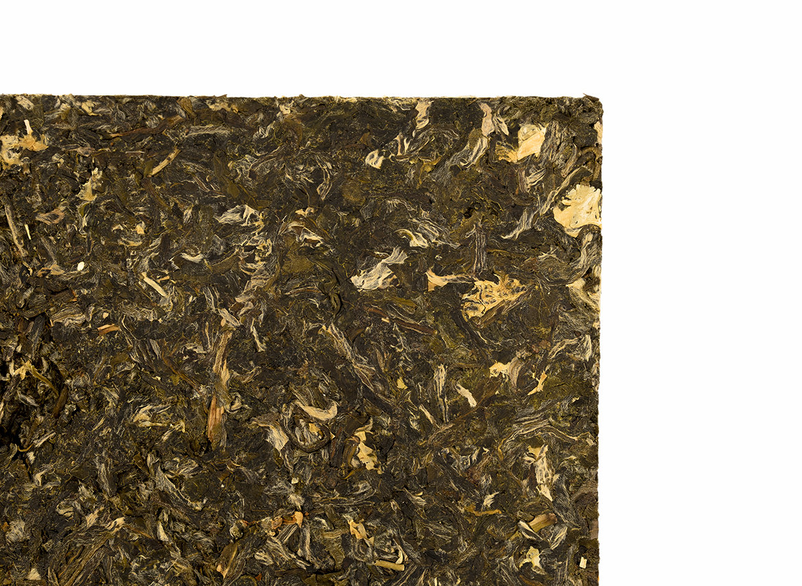 Pressed green tea with jasmine, 100 g