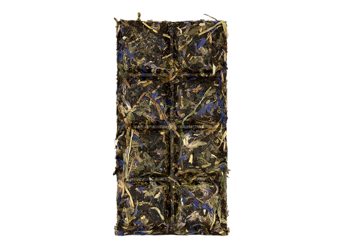 Травяной сбор прессованный «Чёрный чай с чабрецом», 50 г