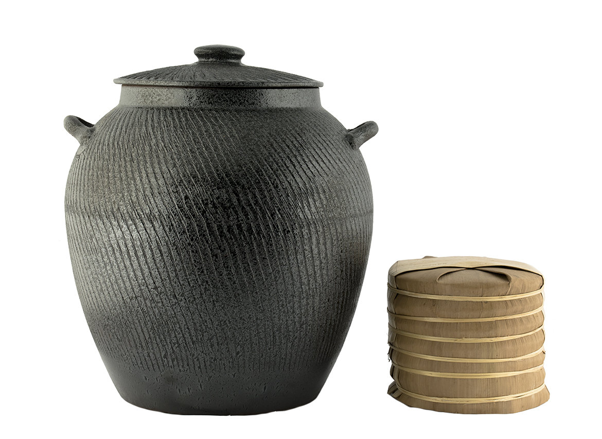 Water storage vessel (Hydria) # 26015, yixing clay, 24 l