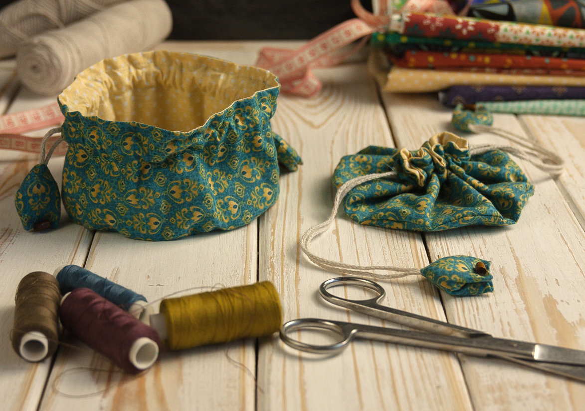 Linen pouch # 29705, handmade