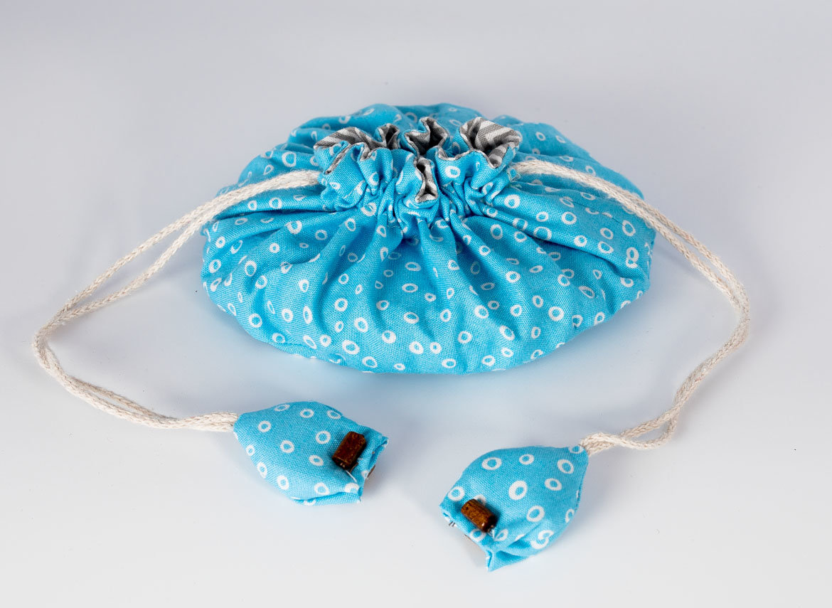 Linen pouch # 29707, handmade