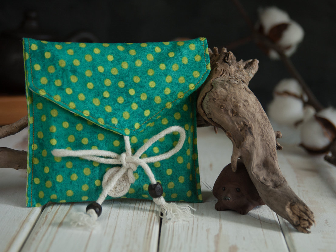 Linen pouch # 29712, handmade