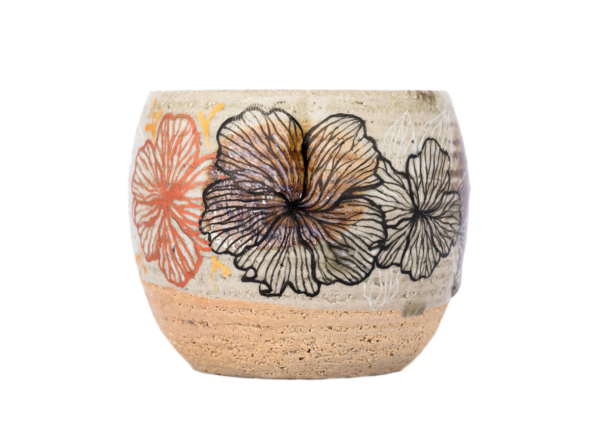 Cup # 29723, wood firing/ceramic/hand painting, 125 ml.