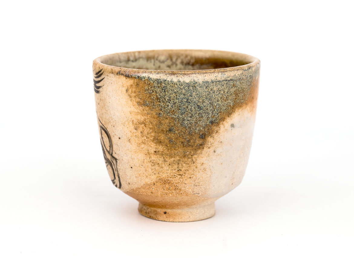 Cup # 29728, wood firing/ceramic/hand painting, 75 ml.