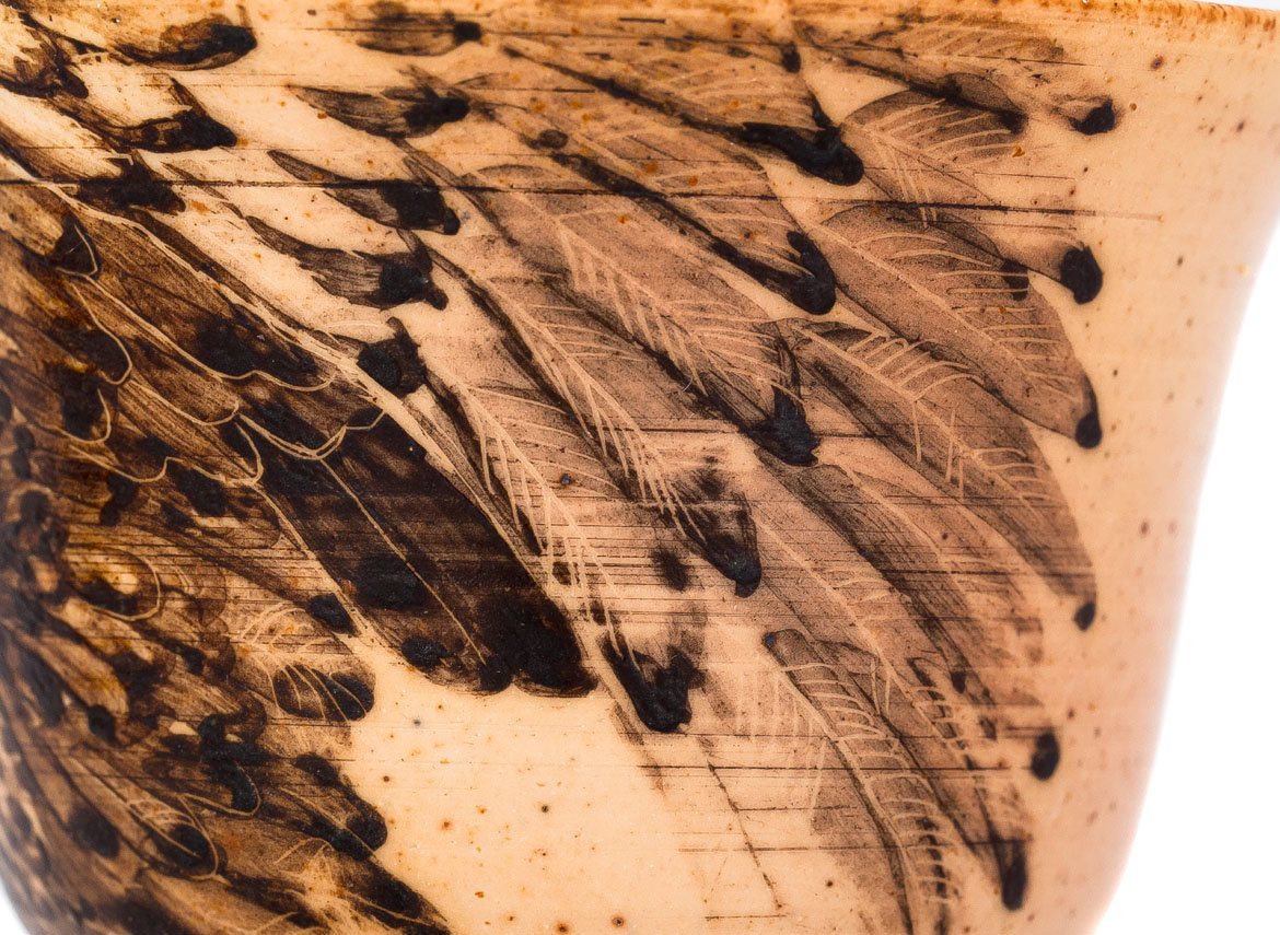 Гайвань # 29746, дровяной обжиг/ручная роспись/фарфор, 110 мл.