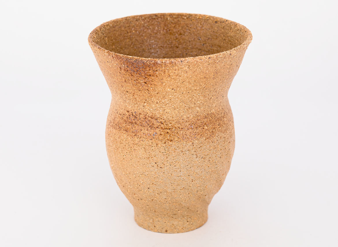 Vessel for mate (kalabas) # 29892, wood firing/ceramic