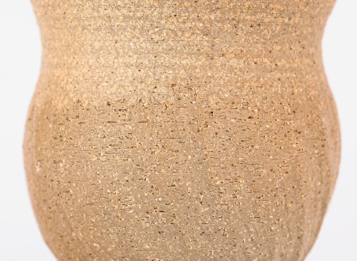 Сосуд для питья мате (калебас) # 29894, дровяной обжиг/керамика