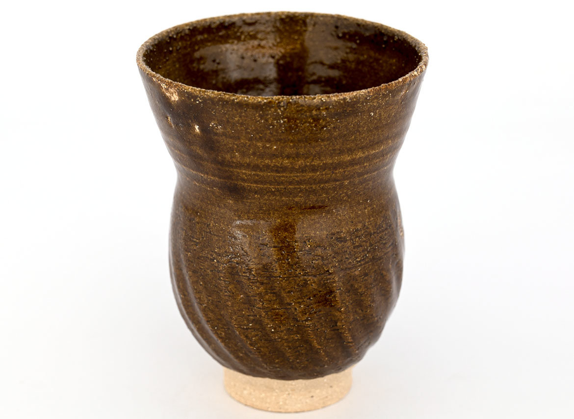Сосуд для питья мате (калебас) # 29898, дровяной обжиг/керамика