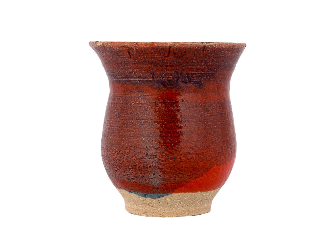 Сосуд для питья мате (калебас) # 29899, дровяной обжиг/керамика