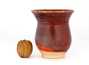 Сосуд для питья мате (калебас) # 29899, дровяной обжиг/керамика