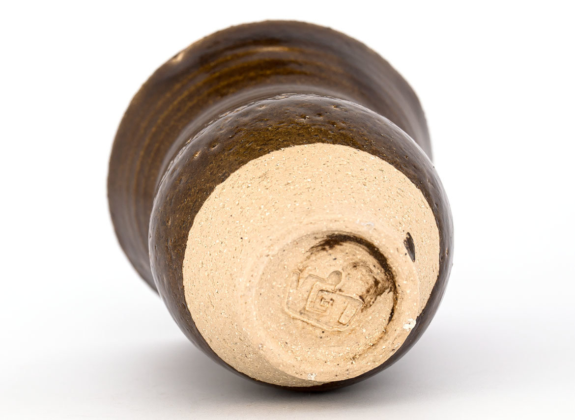 Сосуд для питья мате (калебас) # 29903, дровяной обжиг/керамика
