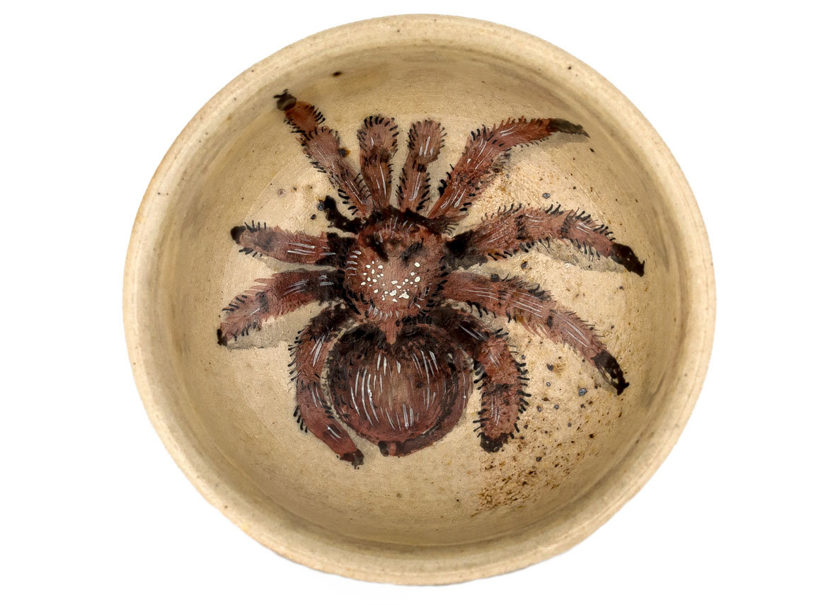 Cup # 29952, wood firing/hand painting/porcelain, 80 ml.