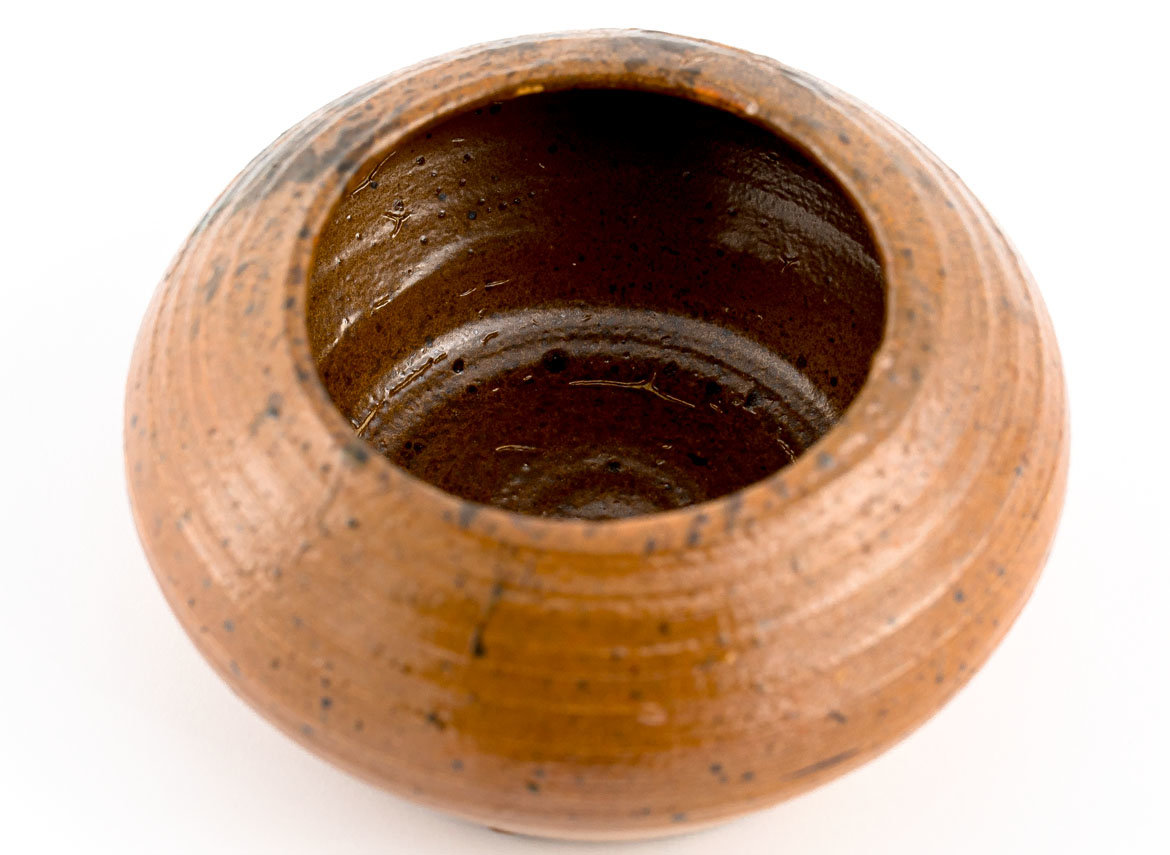 Vessel for mate (kalabas) # 30037, ceramic