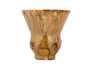 Vessel for mate (kalabas) # 30039, ceramic