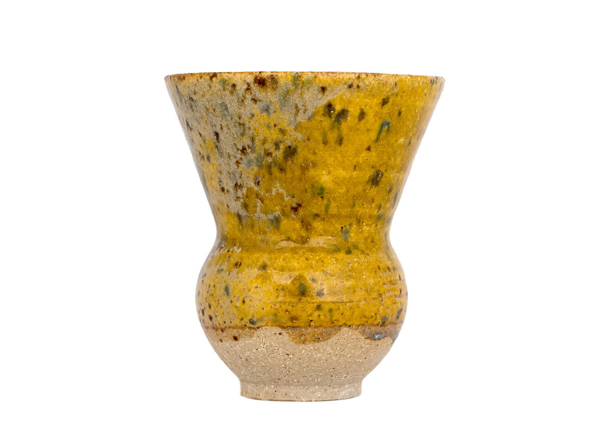 Vessel for mate (kalabas) # 30140, ceramic