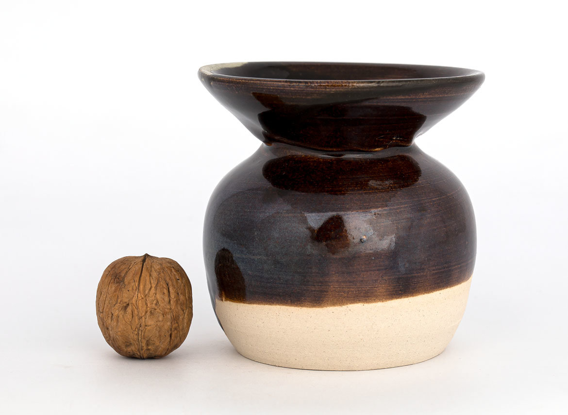 Vessel for mate (kalabas) # 30146,  ceramic