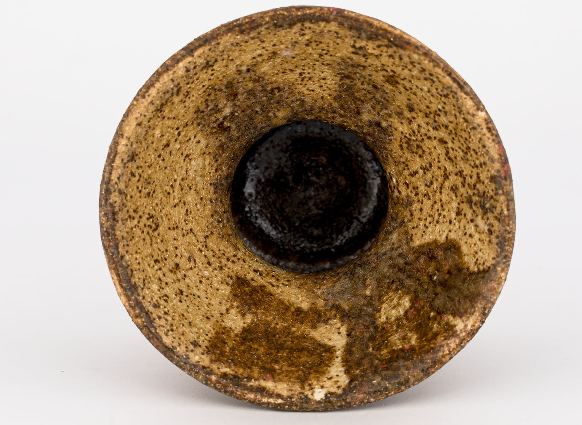 Vessel for mate (kalabas) # 30156, ceramic